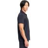 Cherokee Infinity Mens Scrub Polo Top, Zip Chest Pocket, Moisture Wicking, Wrinkle-Resistant, 360 Stretch – CK825A(Pewter)