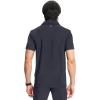Cherokee Infinity Mens Scrub Polo Top, Zip Chest Pocket, Moisture Wicking, Wrinkle-Resistant, 360 Stretch – CK825A(Pewter)