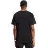 Cherokee Infinity Mens Tuckable V-Neck Scrub Top Modern Fit, 2 Pockets, Zip Chest Pocket, Rib-Knit, 360° Stretch – CK910A(Black)