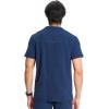Cherokee Infinity Mens V-Neck Scrub Top, 1 Zip Chest Pocket, Rib-Knit Neckline, Side Vents – IN700A(Navy)