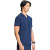 Cherokee Infinity Mens V-Neck Scrub Top, 1 Zip Chest Pocket, Rib-Knit Neckline, Side Vents – IN700A(Navy)