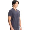Cherokee Infinity Mens V-Neck Scrub Top, 1 Zip Chest Pocket, Rib-Knit Neckline, Side Vents – IN700A(Pewter)