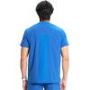Cherokee Infinity Mens V-Neck Scrub Top, 1 Zip Chest Pocket, Rib-Knit Neckline, Side Vents – IN700A(Royal)
