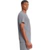 Cherokee Infinity Mens V-Neck Scrub Top Modern Fit, 3 Pockets, Rib-Knit Back Panels, Moisture-Wicking 360° Stretch – CK900A(Grey)