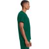 Cherokee Infinity Mens V-Neck Scrub Top Modern Fit, 3 Pockets, Rib-Knit Back Panels, Moisture-Wicking 360° Stretch – CK900A(Hunter Green)