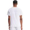 Cherokee Infinity Mens V-Neck Scrub Top Modern Fit, 3 Pockets, Rib-Knit Back Panels, Moisture-Wicking 360° Stretch – CK900A(White)