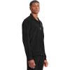 Cherokee Infinity Mens Zip Front Warm-Up Scrub Jacket, Modern Fit, 5 Pockets, Rib-Knit Panels Moisture Wicking – CK305A(Black)