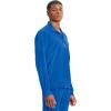 Cherokee Infinity Mens Zip Front Warm-Up Scrub Jacket, Modern Fit, 5 Pockets, Rib-Knit Panels Moisture Wicking – CK305A(Royal)