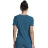Cherokee Infinity V-Neck Nurse Scrub Top for Women with Rib-Knit Panel and Tuckable CK687A(Caribbean Blue)