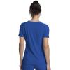 Cherokee Infinity V-Neck Nurse Scrub Top for Women with Rib-Knit Panel and Tuckable CK687A(Royal)