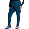 Cherokee Infinity Womens High Rise Skinny Scrub Pants, 5 Pockets, Moisture Wicking, Easy Care, PROTX2 & 360 Stretch – CK067A(Caribbean Blue)