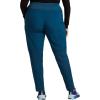 Cherokee Infinity Womens High Rise Skinny Scrub Pants, 5 Pockets, Moisture Wicking, Easy Care, PROTX2 & 360 Stretch – CK067A(Caribbean Blue)