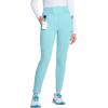 Cherokee Infinity Womens High Rise Skinny Scrub Pants, 5 Pockets, Moisture Wicking, Easy Care, PROTX2 & 360 Stretch – CK067A(Cloud Blue)