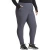 Cherokee Infinity Womens High Rise Skinny Scrub Pants, 5 Pockets, Moisture Wicking, Easy Care, PROTX2 & 360 Stretch – CK067A(Pewter)