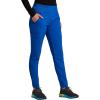 Cherokee Infinity Womens High Rise Skinny Scrub Pants, 5 Pockets, Moisture Wicking, Easy Care, PROTX2 & 360 Stretch – CK067A(Royal)