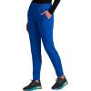 Cherokee Infinity Womens High Rise Skinny Scrub Pants, 5 Pockets, Moisture Wicking, Easy Care, PROTX2 & 360 Stretch – CK067A(Royal)
