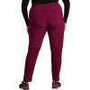 Cherokee Infinity Womens High Rise Skinny Scrub Pants, 5 Pockets, Moisture Wicking, Easy Care, PROTX2 & 360 Stretch – CK067A(Wine)