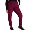 Cherokee Infinity Womens High Rise Skinny Scrub Pants, 5 Pockets, Moisture Wicking, Easy Care, PROTX2 & 360 Stretch – CK067A(Wine)