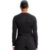 Cherokee Infinity Womens Long Sleeve Underscrub Top, Round Neck, Thumbholes, Moisture-Wicking 360° Stretch – IN640(Black)