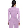 Cherokee Infinity Womens Long Sleeve Underscrub Top, Round Neck, Thumbholes, Moisture-Wicking 360° Stretch – IN640(Livewire Lilac)