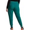 Cherokee Infinity Womens Mid Rise Jogger Scrub Pants Rib-Knit Waist, 6 Pockets, 360° Stretch Moisture-Wicking – CK080A(Hunter Green)