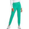 Cherokee Infinity Womens Mid Rise Jogger Scrub Pants Rib-Knit Waist, 6 Pockets, 360° Stretch Moisture-Wicking – CK080A(Palm Leaf)