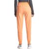 Cherokee Infinity Womens Mid Rise Jogger Scrub Pants Rib-Knit Waist, 6 Pockets, 360° Stretch Moisture-Wicking – CK080A(Peach Linen)