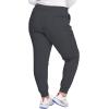 Cherokee Infinity Womens Mid Rise Jogger Scrub Pants Rib-Knit Waist, 6 Pockets, 360° Stretch Moisture-Wicking – CK080A(Pewter)