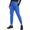 Cherokee Infinity Womens Mid Rise Jogger Scrub Pants Rib-Knit Waist, 6 Pockets, 360° Stretch Moisture-Wicking – CK080A(Royal)