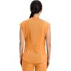 Cherokee Infinity Womens Mock Neck Scrub Top, 4 Pockets, Dolman Sleeves, Rib-Knit Back Panel Stylish Medical Top – CK742A(Orange Sunrise)