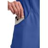 Cherokee Infinity Womens Mock Wrap Scrub Top, 4 Pockets, Rib-Knit Panel, Moisture-Wicking 360° Stretch – 2625A(Galaxy Blue)