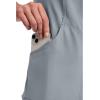 Cherokee Infinity Womens Mock Wrap Scrub Top, 4 Pockets, Rib-Knit Panel, Moisture-Wicking 360° Stretch – 2625A(Grey)