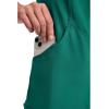 Cherokee Infinity Womens Mock Wrap Scrub Top, 4 Pockets, Rib-Knit Panel, Moisture-Wicking 360° Stretch – 2625A(Hunter Green)