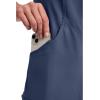 Cherokee Infinity Womens Mock Wrap Scrub Top, 4 Pockets, Rib-Knit Panel, Moisture-Wicking 360° Stretch – 2625A(Navy)