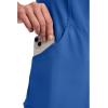 Cherokee Infinity Womens Mock Wrap Scrub Top, 4 Pockets, Rib-Knit Panel, Moisture-Wicking 360° Stretch – 2625A(Royal)