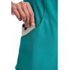 Cherokee Infinity Womens Mock Wrap Scrub Top, 4 Pockets, Rib-Knit Panel, Moisture-Wicking 360° Stretch – 2625A(Teal Blue)