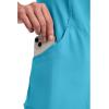 Cherokee Infinity Womens Mock Wrap Scrub Top, 4 Pockets, Rib-Knit Panel, Moisture-Wicking 360° Stretch – 2625A(Turquoise)