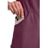 Cherokee Infinity Womens Mock Wrap Scrub Top, 4 Pockets, Rib-Knit Panel, Moisture-Wicking 360° Stretch – 2625A(Wine)