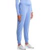 Cherokee Infinity Womens Pull-On Scrub Jogger Pants Mid Rise Bottoms, 4 Pockets, Elastic Waist Interior Drawstring – IN122A(Ciel)
