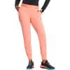 Cherokee Infinity Womens Pull-On Scrub Jogger Pants Mid Rise Bottoms, 4 Pockets, Elastic Waist Interior Drawstring – IN122A(Electric Coral)