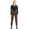 Cherokee Infinity Womens Pull-On Scrub Jogger Pants Mid Rise Bottoms, 4 Pockets, Elastic Waist Interior Drawstring – IN122A(Espresso Express)