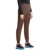Cherokee Infinity Womens Pull-On Scrub Jogger Pants Mid Rise Bottoms, 4 Pockets, Elastic Waist Interior Drawstring – IN122A(Espresso Express)