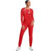 Cherokee Infinity Womens Pull-On Scrub Jogger Pants Mid Rise Bottoms, 4 Pockets, Elastic Waist Interior Drawstring – IN122A(Fire Bird)