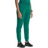 Cherokee Infinity Womens Pull-On Scrub Jogger Pants Mid Rise Bottoms, 4 Pockets, Elastic Waist Interior Drawstring – IN122A(Hunter)