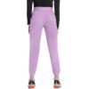 Cherokee Infinity Womens Pull-On Scrub Jogger Pants Mid Rise Bottoms, 4 Pockets, Elastic Waist Interior Drawstring – IN122A(Livewire Lilac)