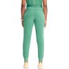 Cherokee Infinity Womens Pull-On Scrub Jogger Pants Mid Rise Bottoms, 4 Pockets, Elastic Waist Interior Drawstring – IN122A(Matcha Latte)