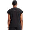 Cherokee Infinity Womens Round Neck Scrub Top, Partial Zip Covered Placket, 3 Zip Pockets, PROTX2 Technology – IN622A(Black)