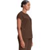 Cherokee Infinity Womens Round Neck Scrub Top, Partial Zip Covered Placket, 3 Zip Pockets, PROTX2 Technology – IN622A(Espresso Express)