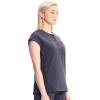 Cherokee Infinity Womens Round Neck Scrub Top, Partial Zip Covered Placket, 3 Zip Pockets, PROTX2 Technology – IN622A(Pewter)