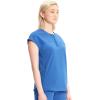 Cherokee Infinity Womens Round Neck Scrub Top, Partial Zip Covered Placket, 3 Zip Pockets, PROTX2 Technology – IN622A(Royal)